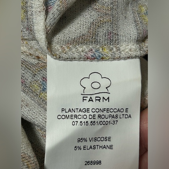 Farm Rio De Janeiro for Anthro.. Boho Striped Wide Leg Stretch Pull On Pants - Picture 5 of 7